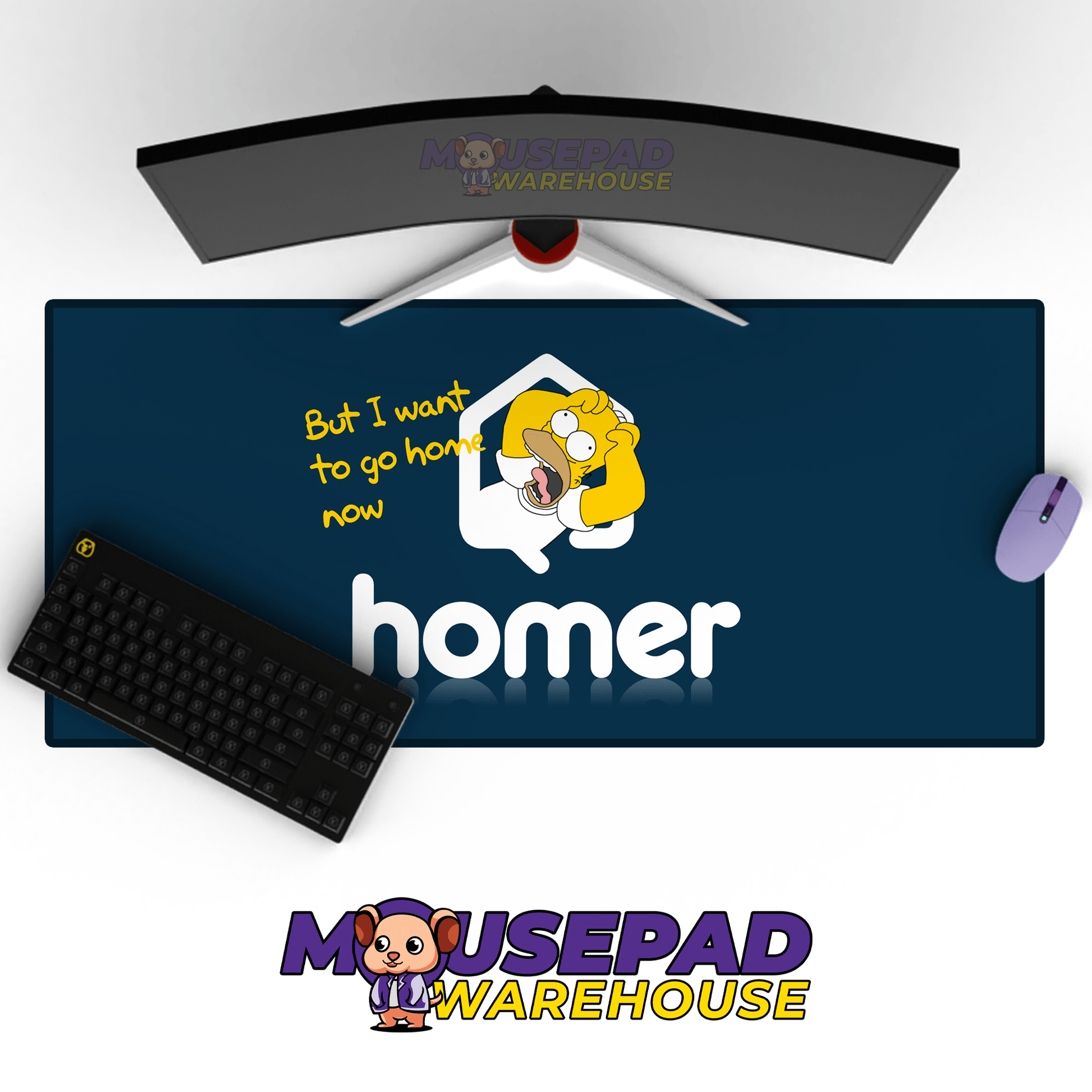 The Simpsons TV Show Mousepad 271789 - Mousepad Warehouse