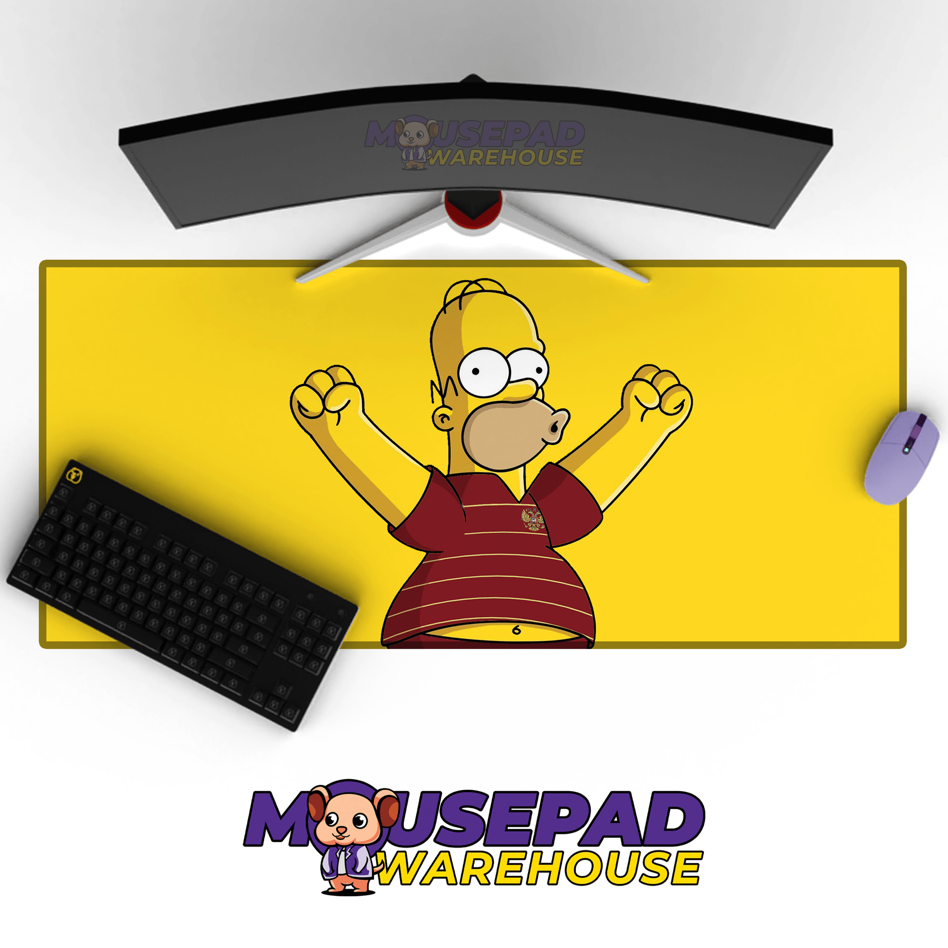 The Simpsons TV Show Mousepad 331035 - Mousepad Warehouse