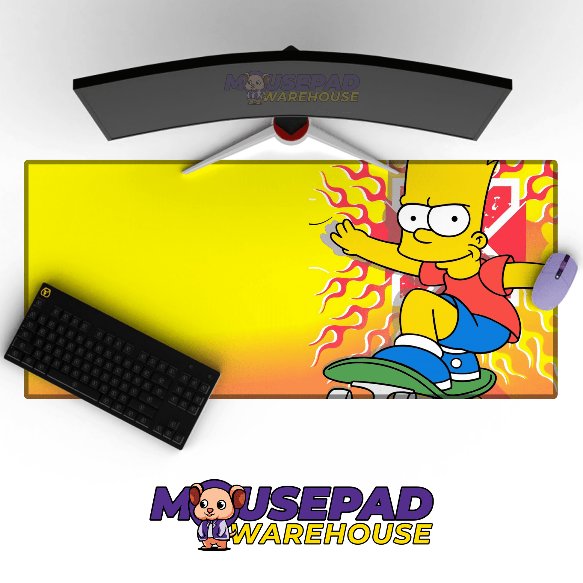 The Simpsons TV Show Mousepad 468507 - Mousepad Warehouse