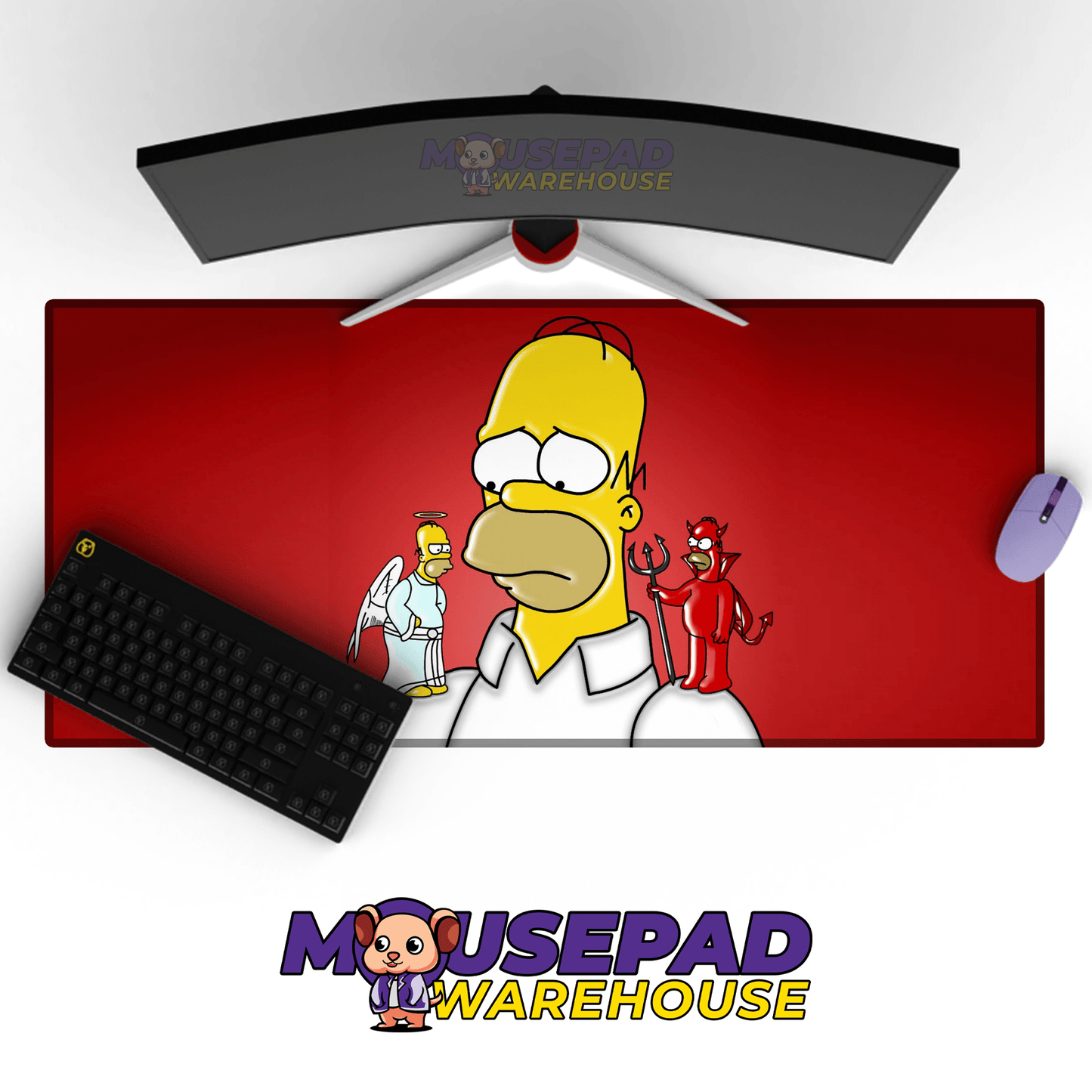 The Simpsons TV Show Mousepad 471616 - Mousepad Warehouse