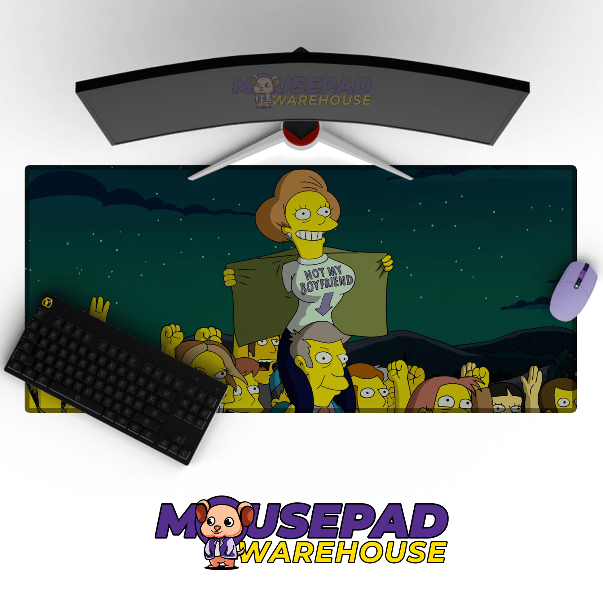 The Simpsons TV Show Mousepad 499274 - Mousepad Warehouse