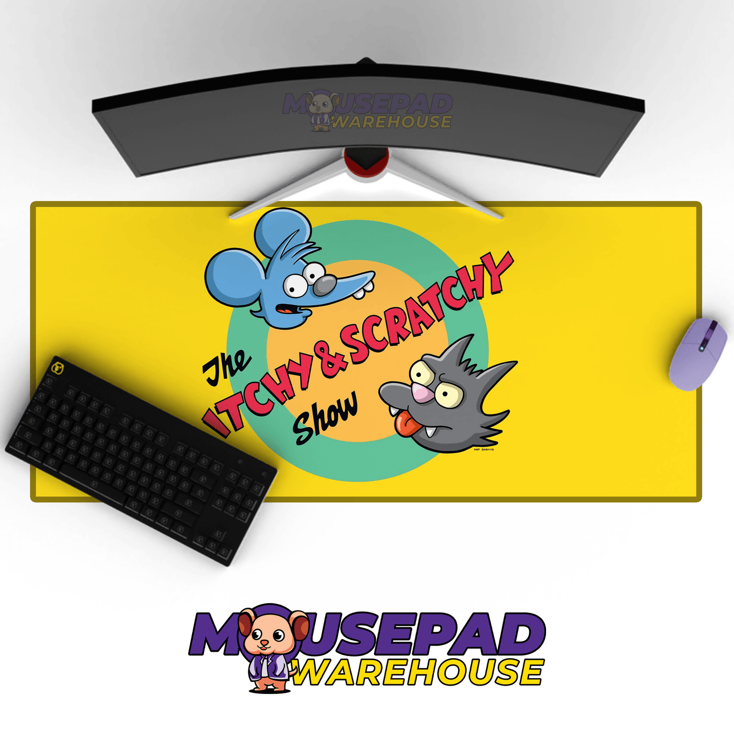 The Simpsons TV Show Mousepad 585280 - Mousepad Warehouse