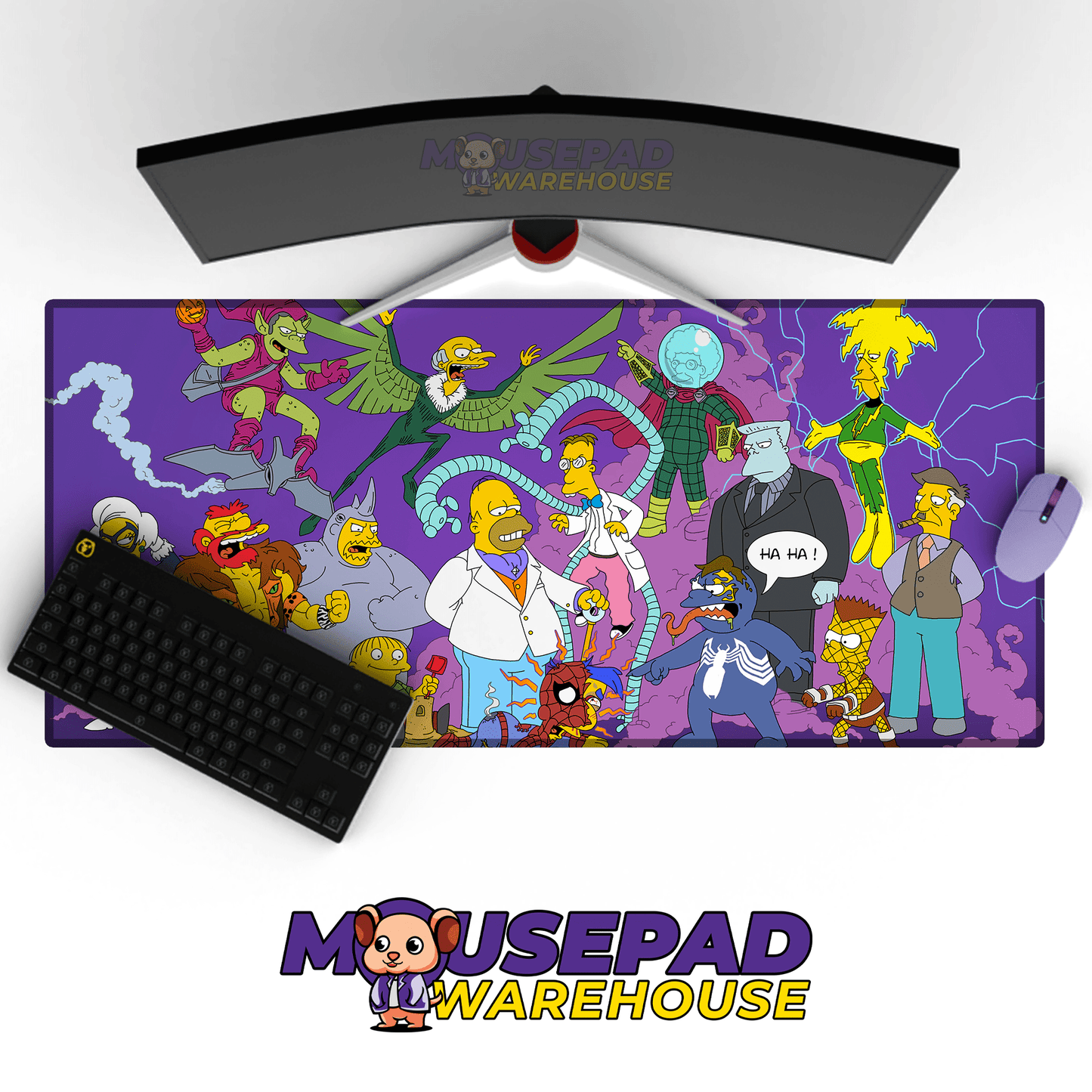 The Simpsons TV Show Mousepad 659818 - Mousepad Warehouse