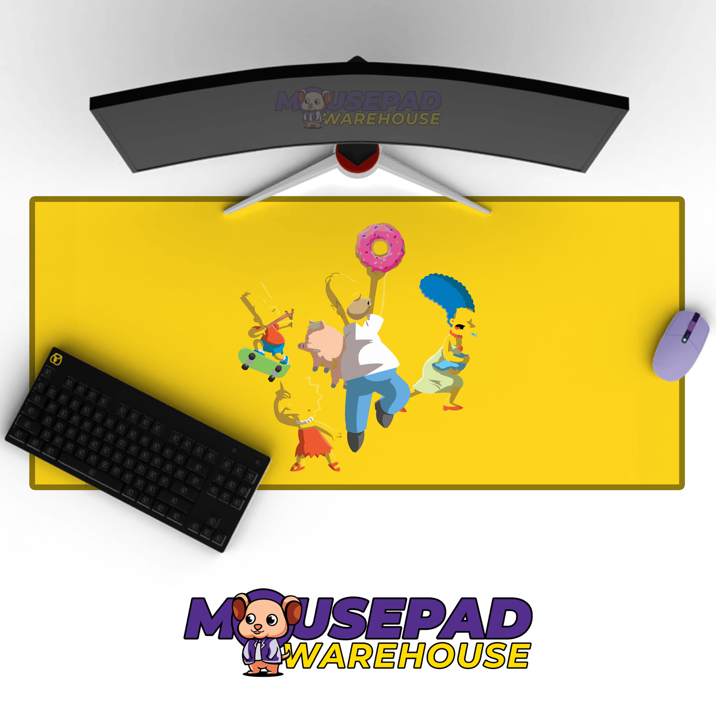 The Simpsons TV Show Mousepad 972943 - Mousepad Warehouse