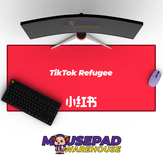 TikTok Refugee - Red Note App 小红书 Mousepad - Mousepad Warehouse