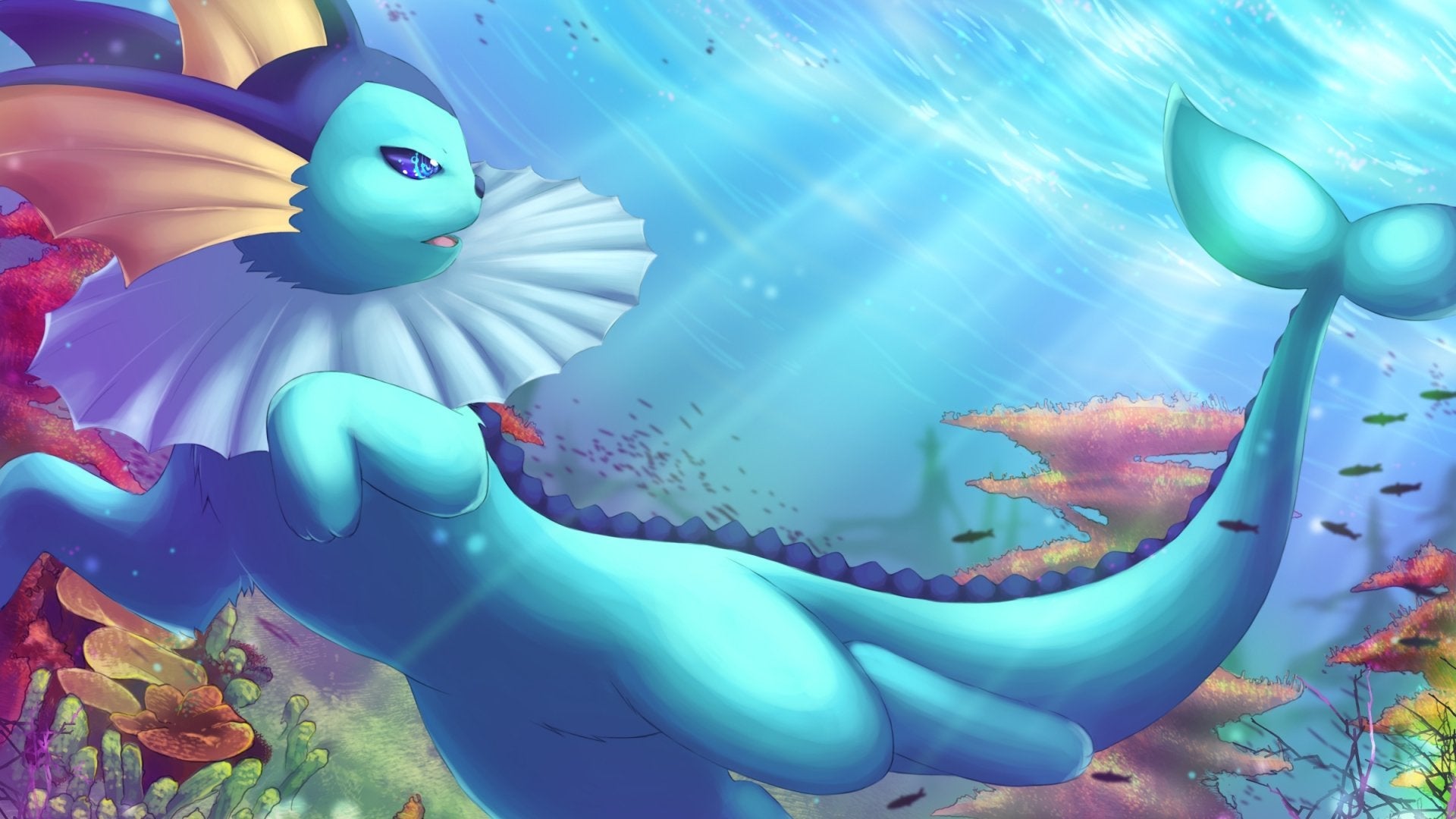 Vaporeon Pokemon TV Show Mousepad 81345 - Mousepad Warehouse