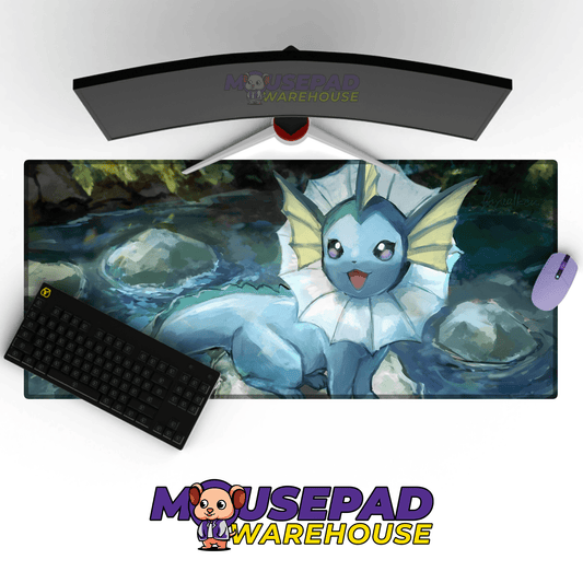 Vaporeon Pokemon TV Show Mousepad 988082 - Mousepad Warehouse