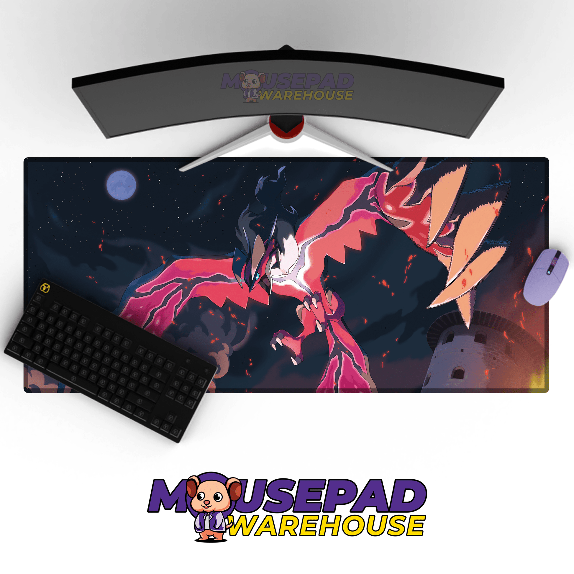 Yveltal Pokemon TV Show Mousepad 510943 - Mousepad Warehouse