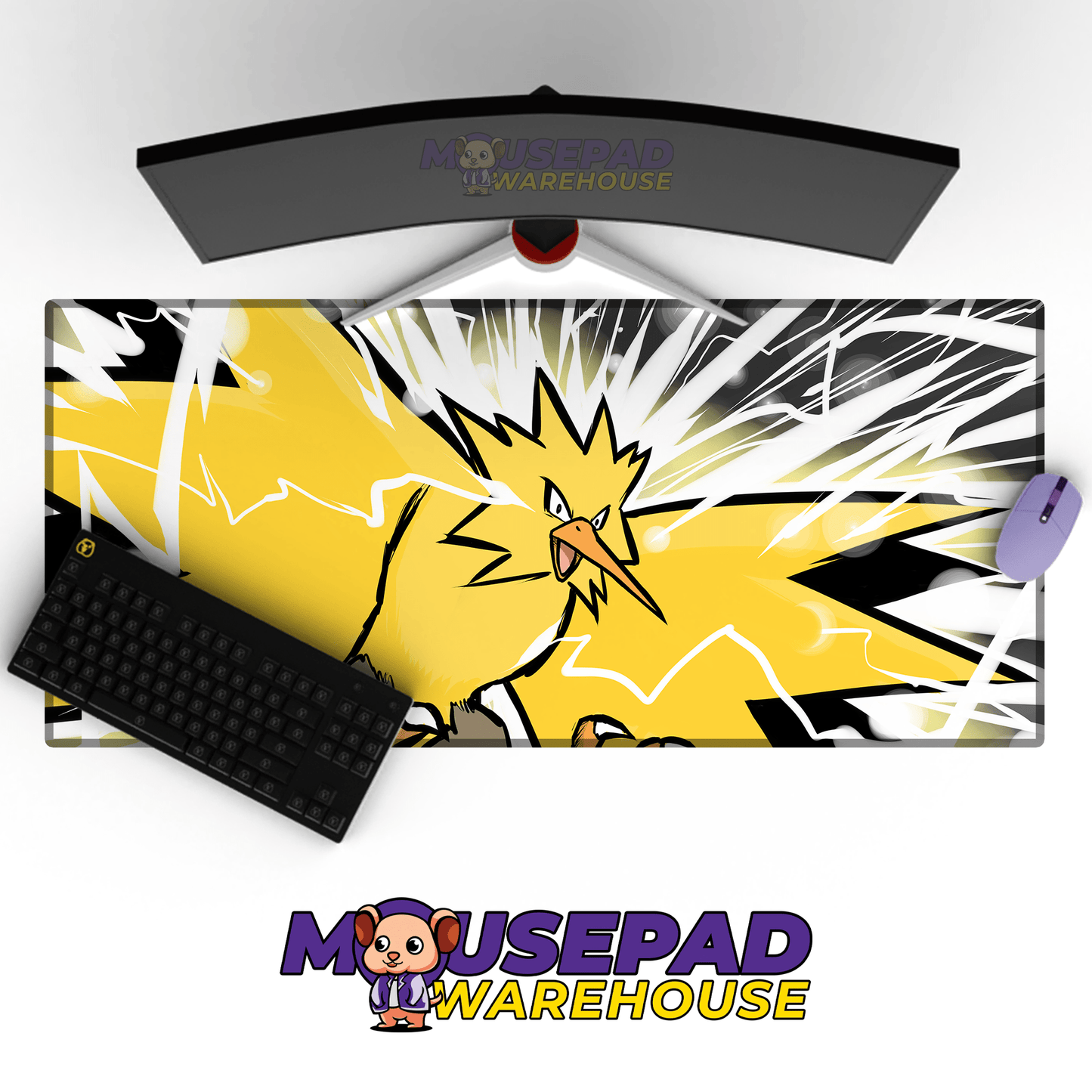 Zapdos Pokemon TV Show Mousepad 727926 - Mousepad Warehouse